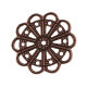 SRH Charm 5 Stück - Flower Red Copper