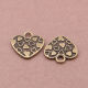 SRH Charm 5 Stück - Herz/Heart Antique Bronze