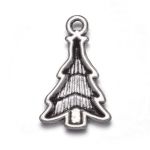 SRH Charm 5 Stück - Weihnachtsbaum/Tannenbaum Silber