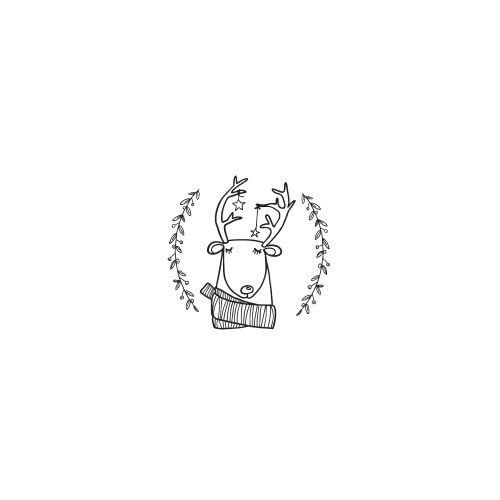 RYH Holzstempel rund - Rudolph