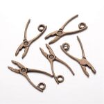 SRH Charm 5 Stück - Zange/Pliers Antique Bronze