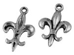 SRH Charm 5 Stück - Fleur de Lis Antique Silver