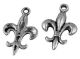 SRH Charm 5 Stück - Fleur de Lis Antique Silver