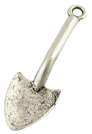 SRH Charm 5 Stück - Schaufel Silber