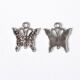 SRH Charm 5 Stück - Schmetterling/Butterfly Antique Silver