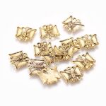 SRH Charm 5 Stück - Schmetterling/Butterfly Antique Gold