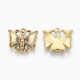 SRH Charm 5 Stück - Schmetterling/Butterfly Antique Gold