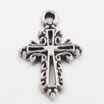 SRH Charm 5 Stück - Kreuz Antique Silver