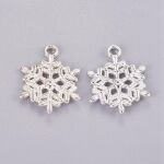 SRH Charm 5 Stück - Schneeflocke/Snowflake Silver