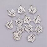 SRH Charm 5 Stück - Schneeflocke/Snowflake Silver