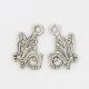 SRH Charm 5 Stück - Schmetterling/Butterfly Antique Silver