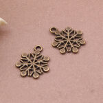 SRH Charm 5 Stück - Schneeflocke/Snowflake Antique...