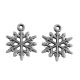 SRH Charm 5 Stück - Schneeflocke/Snowflake Antique Silber