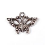 SRH Charm 5 Stück - Schmetterling/Butterfly Antique...