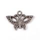 SRH Charm 5 Stück - Schmetterling/Butterfly Antique Silber