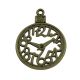 SRH Charm 3 Stück - Uhr/Clock Antique Bronze