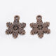 SRH Charm 5 Stück - Schneeflocke/Snowflake Red Copper