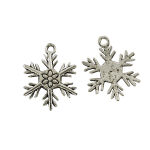 SRH Charm 5 Stück - Schneeflocke/Snowflake Antique...