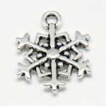 SRH Charm 5 Stück - Schneeflocke/Snowflake Antique...