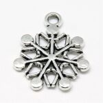 SRH Charm 5 Stück - Schneeflocke/Snowflake Antique...