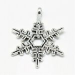 SRH Charm 5 Stück - Schneeflocke/Snowflake Antique...