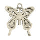 SRH Charm 5 Stück - Schmetterling/Butterfly Antique Silber