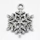 SRH Charm 5 Stück - Schneeflocke/Snowflake Antique Silber