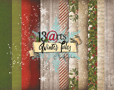 13ARTS Paper Pack 12x12" - Winter Tales