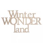 RYH Embellishment - Holzschrift "Winter...