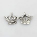 SRH Charm 5 Stück - Krone/Crown Antique Silber