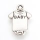 SRH Charm 5 Stück - Babystrampler Antique Silber