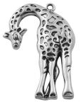 SRH Charm 3 Stück - Giraffe Antique Silber