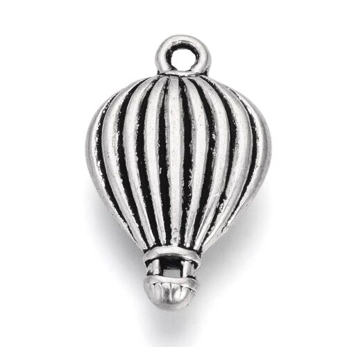 SRH Charm 5 Stück - Heißluft-Ballon Antique Silber