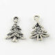 SRH Charm 5 Stück - Weihnachtsbaum/Tannenbaum Antique Silber