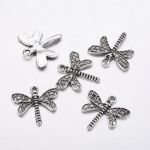 SRH Charm 5 Stück - Libelle Antique Silber