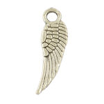 SRH Charm 5 Stück - Flügel/Wing Antique Silber