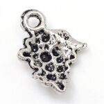 SRH Charm 5 Stück - Trauben/Grape Antique Silber