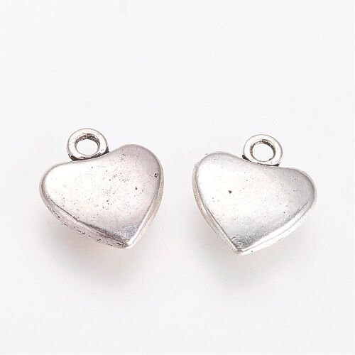 SRH Charm 5 Stück - Herz/Heart Antique Silber