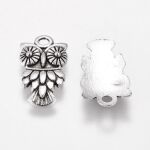 SRH Charm 5 Stück - Eule/Owl Antique Silber