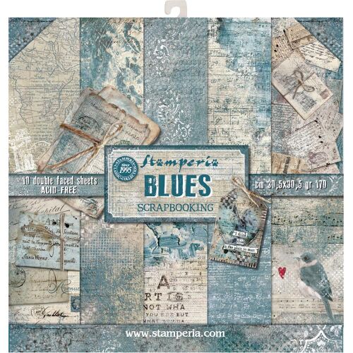 STP Paper Pad 12x12 - Blues