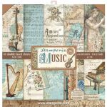 STP Paper Pad 12x12" - Music