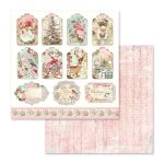 STP Paper Pad 12x12" - Pink Christmas 
