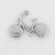 SRH Charm 5 Stück -  Fahrrad/Bycicle Antique Silber