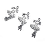 SRH Charm 5 Stück -  Balletttrikot mit Schuhen Antique Silber
