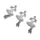 SRH Charm 5 Stück -  Balletttrikot mit Schuhen Antique Silber