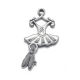 SRH Charm 5 Stück -  Balletttrikot mit Schuhen Antique Silber