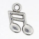 SRH Charm 5 Stück -  Musiknote/Music Note Antique...