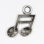 SRH Charm 5 Stück -  Musiknote/Music Note Antique...