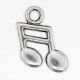 SRH Charm 5 Stück -  Musiknote/Music Note Antique Silber
