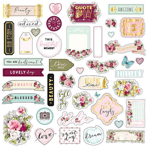 PRM Sticker - Ephemera #1 Misty Rose